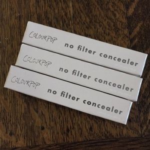 ColourPop no filter concealer Light 20, set of 3